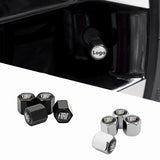4pcs/set Fiat 500 Car Air Valve Stem Cap Auto Tyre Valve Covers