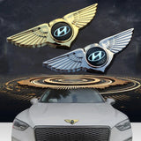 Hyundai Angle Wings Metal Car Front Center Sticker Grille Emblem
