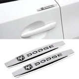 2pcs Dodge Metal Car Fender Side Badge Decal Rear Emblem Sticker