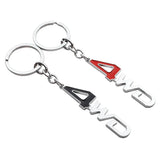 Jeep 4x4 4WD Logo Metal Car Key Rings Keychain Pendant
