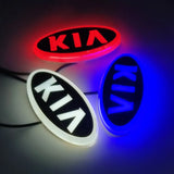 13x6.5cm KIA Car LED Light Front Rear Emblem Badge