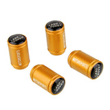 4pcs/set Land Rover Logo Matte Car Air Valve Stem Caps Auto Tyre Valve Covers