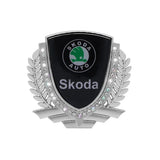 Skoda Metal Diamond Car Rear Sticker Trunk Emblem Badge Decal