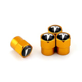 4pcs/set Tesla Car Air Valve Stem Cap Auto Tyre Valve Covers