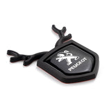 Peugeot ABS Deer Car Rear Sticker Shield Trunk Emblem Badge Decal
