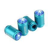 4pcs/set Peugeot Logo Matte Car Air Valve Stem Caps Auto Tyre Valve Covers