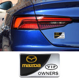 Mazda VIP OWNERS Metal Car Stickers Rear Emblem Badge