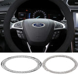 Ford Diamond Car Steering Wheel Outer Ring Sticker Decal