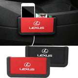 For NX200T ES250 RX350 IS300 ES350 IS250 CT200H IS NX RX GS350 Car Storage Box Seat Side Phone Holder Case Accessories