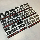 Dodge RAM 1500 2500 3500 ABS Car Bod Side Sticker Emblem Badge Decal