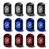 4pcs/set Cadillac Car Air Valve Stem Cap Anti Dirty Tyre Valve Covers