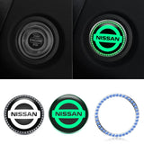 Nissan Luminous Car Engine One-click Start Stop Button Cover Sticker