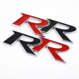 3D Metal RR Logo Car Stickers Emblem Trunk Badge Decals for Honda RR Civic Mugen Accord Crv City Hrv