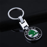 Skoda Metal Car Keychain Keyring