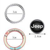 Jeep Luminous Car Engine One-click Start Stop Button Cover Sticker