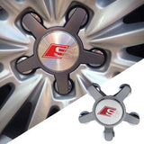 135mm 4pcs/set Audi Sline Car Wheel Center Hub Caps Rim Covers