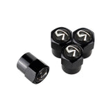 4pcs/set Infiniti Car Air Valve Stem Cap Auto Tyre Valve Covers