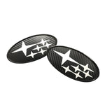 Acrylic Car Front Hood Emblem Rear Badge Sticker for Subaru Forester 2017 2018 2019 2020 2021