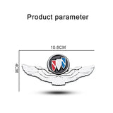 Buick Metal Wings Car Rear Sticker Auto Window Emblem Badge Decal
