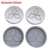4pcs/set 54mm/58mm/60mm Mitsubishi Car Wheel Center Hub Caps Hub Covers
