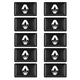 10pcs Renault Epoxy Car Armrest Button Sticker