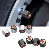 4pcs/set Audi Sline Car Air Valve Stem Cap Auto Tyre Valve Covers