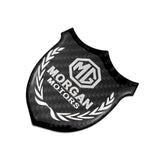 MG Metal Carbon Fiber Car Rear Sticker Shield Trunk Emblem Badge Decal
