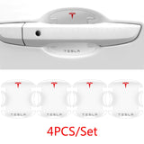Tesla Car Door Bowl Handle Anti-collision Protective Stickers Scratches Film