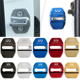 4pcs/set Infiniti Stainless Steel Car Door Lock Cover Protection