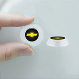 4pcs/set Chevrolet Car Door Shock Stickers Luminous Absorber Decal