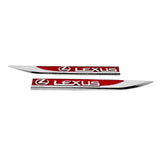 2pcs/set Lexus Metal Car Fender Side Sticker Emblem Badge Decal