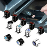 4pcs/set Subaru STI Anti-Theft Car Air Valve Stem Cap Auto Tyre Valve Covers