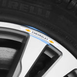 4pcs/set 9cm Chevrolet Aluminum Alloy Car Wheel Rim Tyre Sticker
