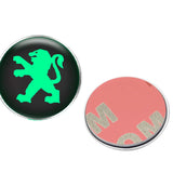 Peugeot Luminous Car Engine One-click Start Stop Button Cover Sticker
