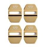 4pcs/set Infiniti Stainless Steel Car Door Lock Cover Protection