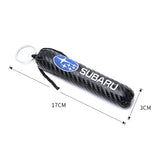 Subaru STI Carbon Fiber Car Keyring Keychain