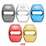 4pcs/set Chevrolet Stainless Steel Car Door Lock Cover Protection