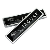 2pcs/set Jaguar Logo Metal Car Side Sticker Auto Emblem Badge