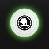 4pcs/set Skoda Car Door Shock Stickers Luminous Absorber Decal