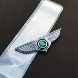 Skoda Angle Wings Metal Car Front Center Sticker Grille Emblem