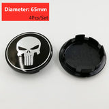 4pcs/set 65mm Skoda HRE ABS Car Wheel Hub Center Caps Covers