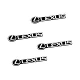 4pcs/set Lexus Metal Car Stereo Sticker Auto Audio Emblem Decal