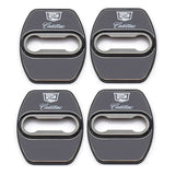 4pcs/set Cadillac Stainless Steel Car Door Lock Cover Protection