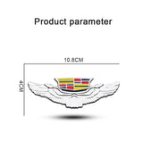Cadillac Metal Wings Car Rear Sticker Auto Window Emblem Badge Decal