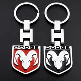 Dodge Metal Car Keychain Key Ring Pendant