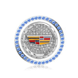 Cadillac Diamond Car Engine One-click Start Stop Button Cover Sticker
