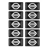 10pcs Nissan Nismo Epoxy Car Armrest Button Sticker