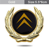 Citroen Metal Car Rear Sticker Trunk Emblem Badge Decal