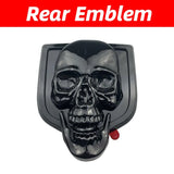 Car Front Tailgate Emblem for Dodge Ram 1500 2500 3500 HeavyDuty BigHorn 2010-2018 Skull ABS Sticker