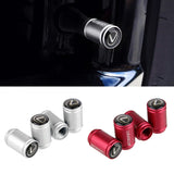 4pcs/set Lexus Logo Matte Car Air Valve Stem Caps Auto Tyre Valve Covers